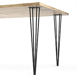 Ніжка для стола з металу H = 730 mm (пруток: 10mm)