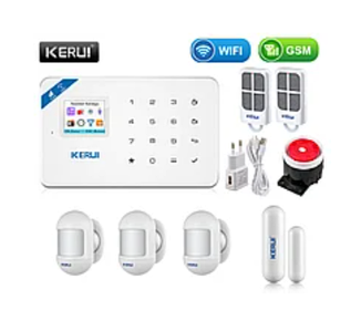 Комплект бездротовий gsm WiFi сигналізації датчики нового зразка для 2-кімнатної Kerui W18