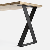 Опора для стола из металла, H=730mm, 500×104mm (пластина: 100x4,0mm)