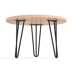 Ніжка для журнального столу з металу H = 350 mm (пластина: 4mm)