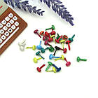 Брадси для рукоділля 5*8мм різні кольори 25шт BRM043, фото 3