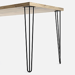 Ніжка для стола з металу H = 730 mm (пруток: 10mm)