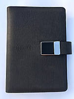Смарт-блокнот Business Powerbank З цифровим замком + бездротовою зарядкою й USB-флешкою, фото 4