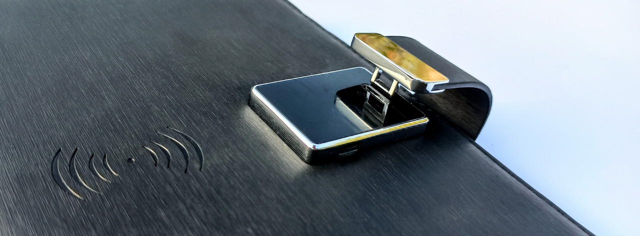 Смарт-блокнот Business Powerbank З цифровим замком + бездротовою зарядкою й USB-флешкою