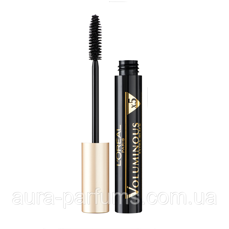 Туш для вій збільшення обсягу L'Oreal Paris Volumissime x5 Carbon Black Extra Black