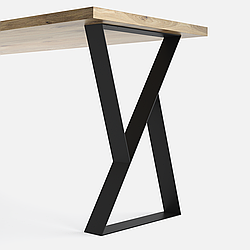 Опора для столу з металу, H = 730 mm, 600×60mm