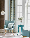 Кресло Флоріно, м'яке, дерево бук, колір світло синій, фото 3