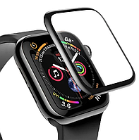 Захисна плівка для Apple Watch 38 мм, Full Glue, з чорним обідком