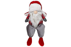 Інтер'єрна м'яка іграшка Сидячий Гном, 57см новорічний декор