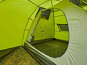 Тримісний намет Norfin Peled 3 | Двошарова трекінгова палатка з автоматичним каркасом і просторим тамбуром для туризму/риболовлі, фото 4