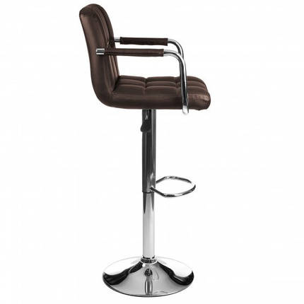 Барний стілець Just Sit Astana до100 кг. коричневий стілець візажиста, барне крісло, фото 2