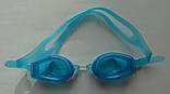 Дитячі окуляри для плавання блакитного кольору, фото 3