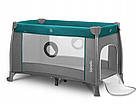 Ліжечко-манеж Lionelo Thomi Green Turquoise, фото 8