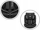 Автокрісло Lionelo OLIVER 9-36 кг Isofix Black з 6-рівневою регулюванням підголівника та знімною оббивкою, фото 4