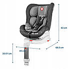 Автокрісло Lionelo Lennart STONE GREY ISOFIX 0-18 kg, фото 3