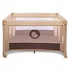 Манеж Lionelo Stefi BEIGE CHOCOLATE з боковим входом та захистом LockGuard для безпеки дитини, фото 6