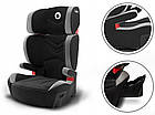 Автокрісло Lionelo HUGO ISOFIX 15-36 kg LEATHER GREY, фото 5
