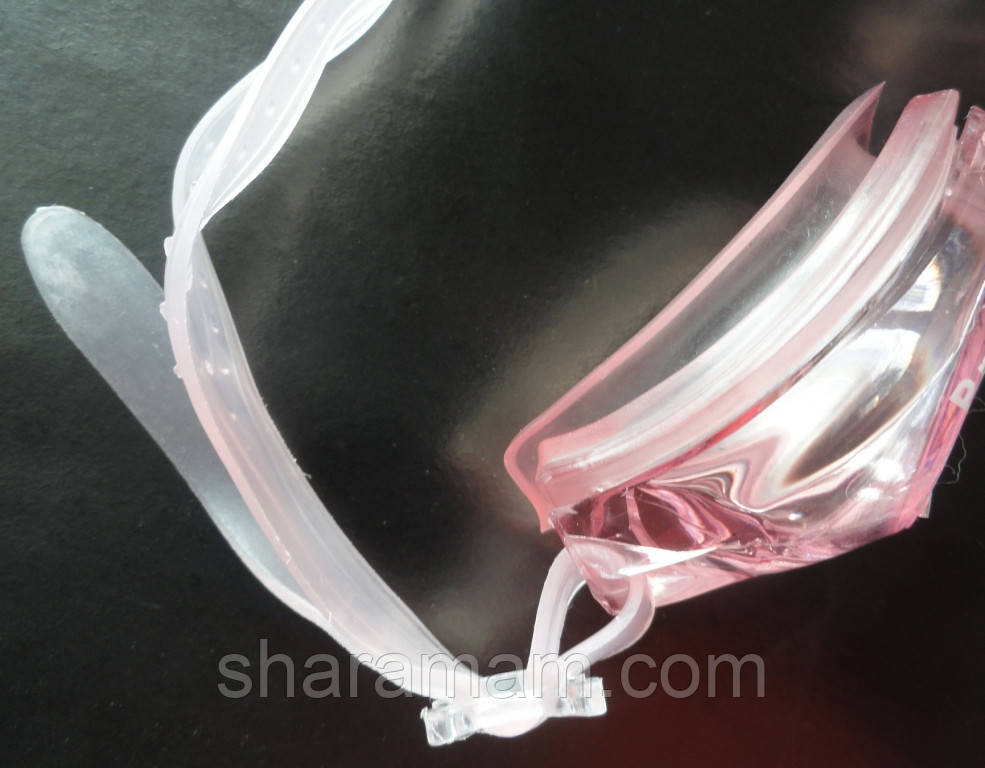 Детские очки для плавания розового цвета - фото 8 - id-p223003186