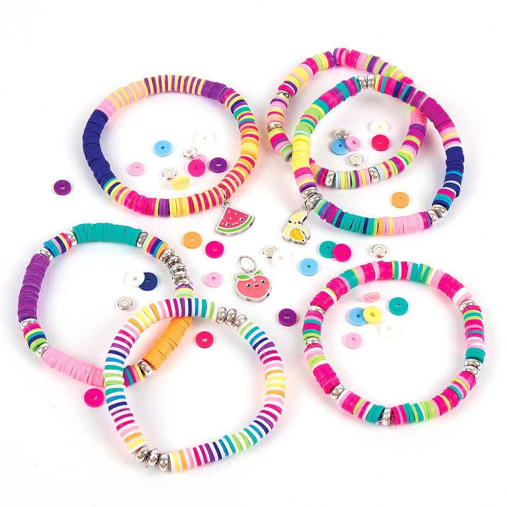 Make it Real Набор для создания браслетов с бусинами Хейши и футляром для хранения 'Сочные цвета' 3356 эл - фото 6 - id-p1463012189