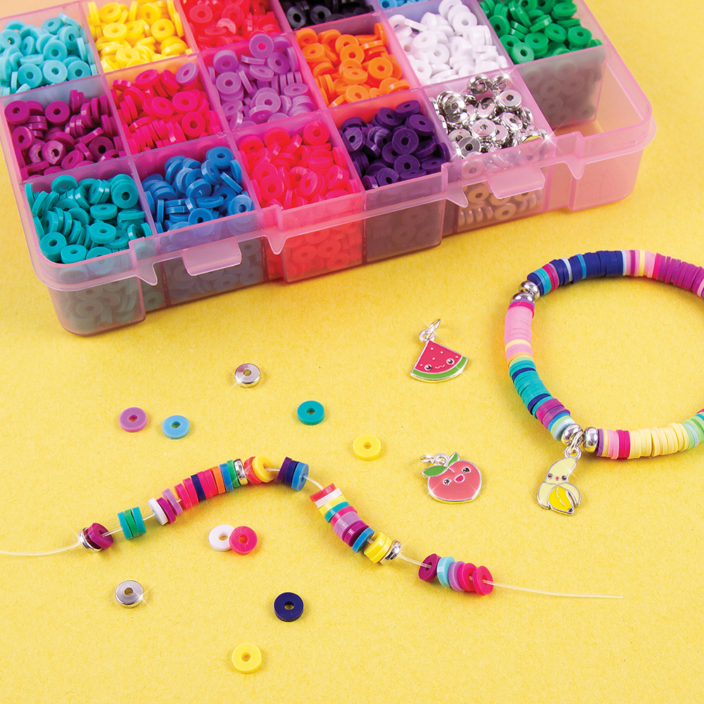Make it Real Набор для создания браслетов с бусинами Хейши и футляром для хранения 'Сочные цвета' 3356 эл - фото 10 - id-p1463012189
