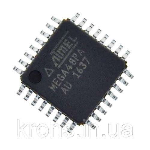 Чіп ATMEGA48PA-AU TQFP32, Мікроконтролер 8-біт AVR, фото 1