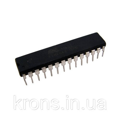Чіп ATMEGA8-16PU DIP28, Мікроконтролер 8-біт, фото 1