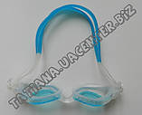 Дитячі окуляри для плавання блакитного кольору (антифог, захист від UV-променів), фото 8