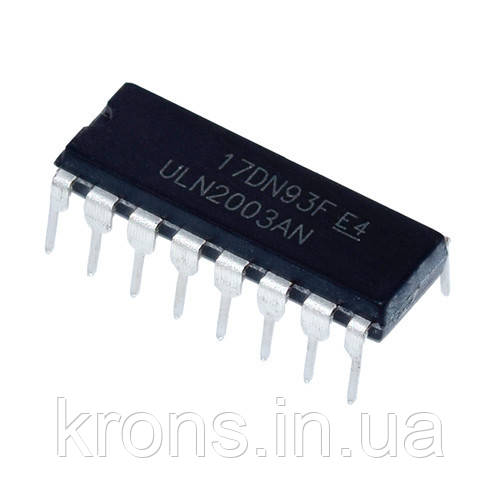 Чіп ULN2003AN 10ШТ ULN2003 DIP-16, Транзисторна збірка Дарлінгтона, фото 1