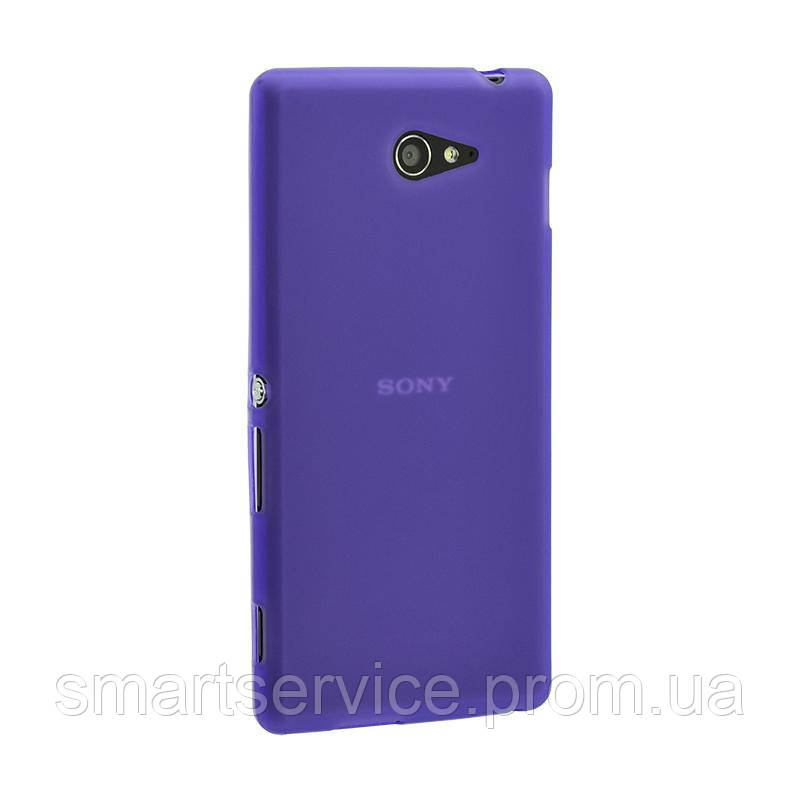 Силіконовий чохол для Sony Xperia C4 Violet