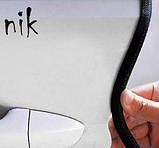 Ущільнювач на двері авто металізир., захист дверей, гумка на двері, фото 3