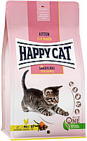 Happy Cat Kitten Land с домашней птицей, 4 кг