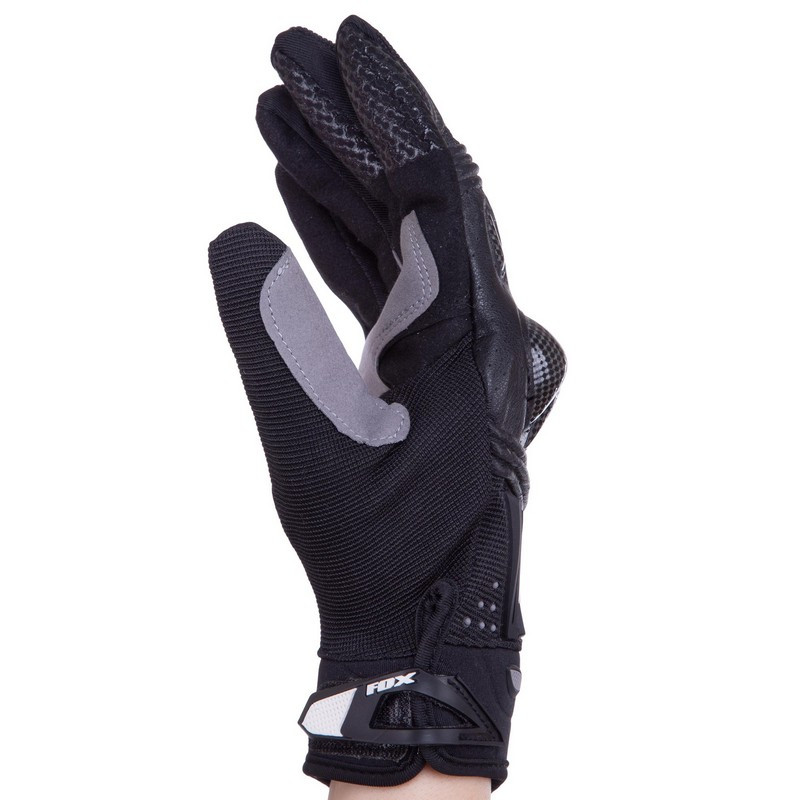 Мото перчатки кожаные с закрытыми пальцами и протектором FOX MS-6802: Gsport - фото 5 - id-p884185794