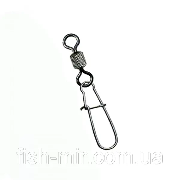 Застібка з вертлюжком Американка 8 19 кг. 10 шт. ProFish