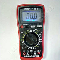 Мультиметр цифровий HAOYUE HY86 (500В, 10А, 2МОм, hFE, тест батарей, продзвонювання)