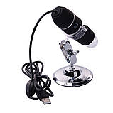 Цифровий USB мікроскоп Magnifier SuperZoom 50-500X з LED підсвічуванням, фото 3