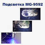 Кишеньковий мікроскоп MG 9592 60X з LED і ультрафіолетової підсвічуванням, фото 2