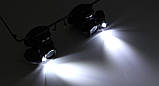 Лупа-окуляри бінокулярні 20х (раб. відстань: 1-2см, раб. поле: 1см2) з підсвічуванням Magnifier 9892-II (FY-815), фото 7