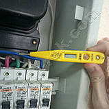 Індикаторна викрутка напруги YINTE YT-0402A з РК-дисплеєм та індикатором, фото 4