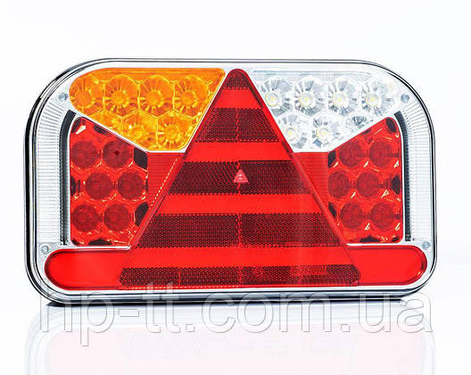 Фонарь задний Fristom FT-170 L TB LED AMP 7PIN левый 7 функций, фото 1