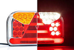 Фонарь задний Fristom FT-170 L TB LED AMP 7PIN левый 7 функций, фото 5