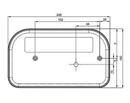 Фонарь задний Fristom FT-170 L NT LED левый 6 функций, фото 2