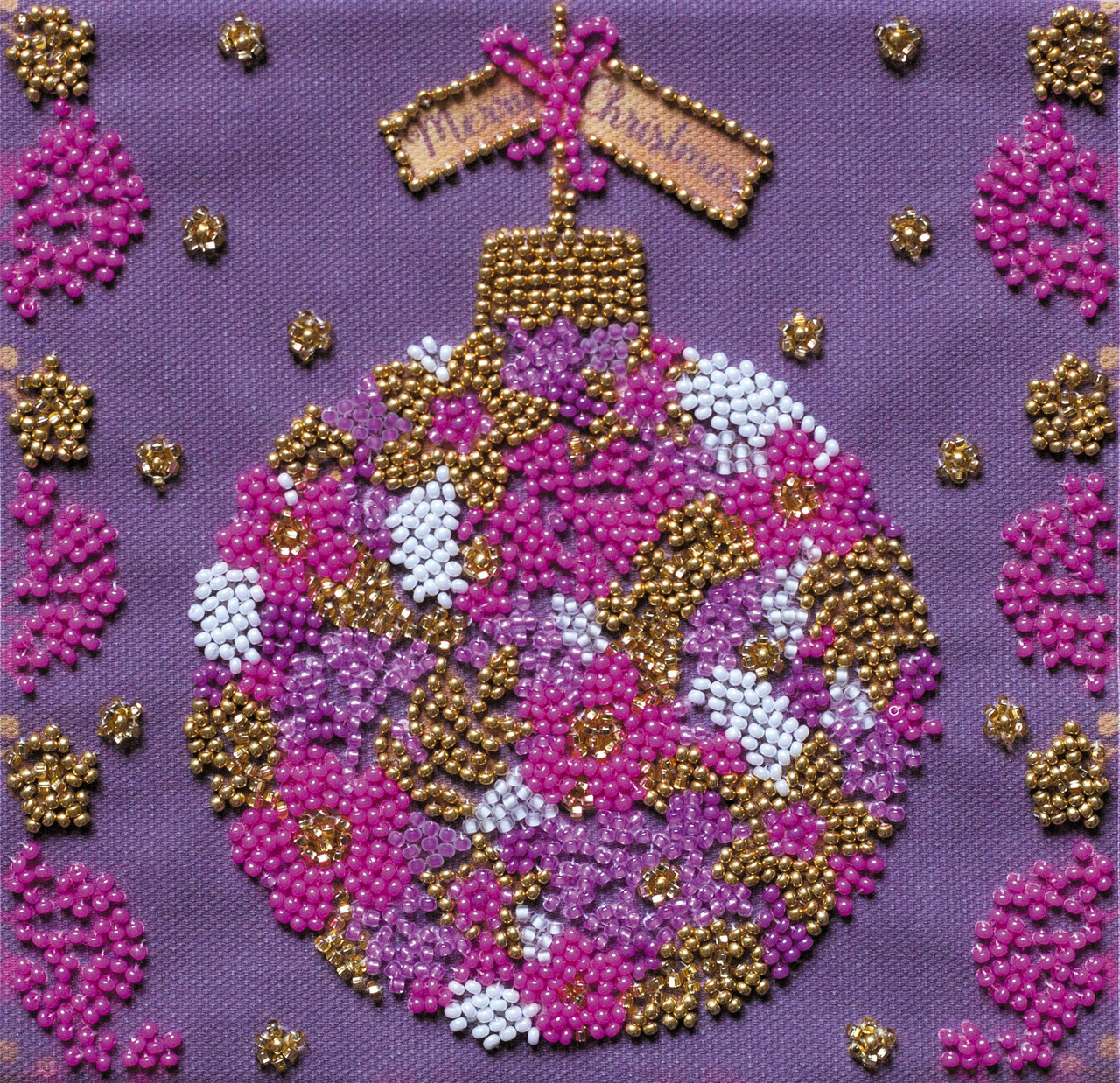 Набор - мини для вышивки бисером Цветочный шарик