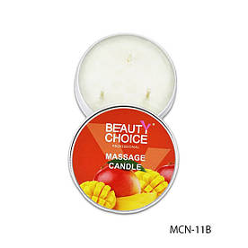 Масажна свічка для рук (манікюру) Beauty Choice манго MCN-11В, 40 мл