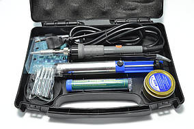 Паяльник із регулюванням температури Yihua WEP-947-II в кейсі з набором