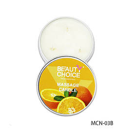 Масажна свічка для рук (манікюру) Beauty Choice апельсин MCN-03В, 40 мл