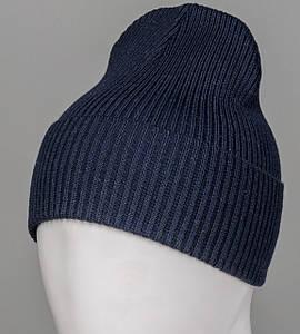 Одинарна Резинка з відворотом FERO (201030), Т. Синій