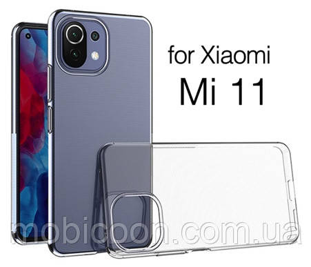 Чохол прозорий для Xiaomi Mi 11, фото 1
