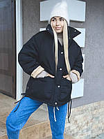 Женская свободная зимняя куртка "ASTI" с карманами