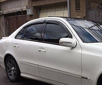 Дефлекторы окон (ветровики) Mercedes-Benz E-Class W211 sedan 2002-2009, VL - Cobra Tuning, M32002