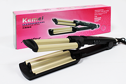 Плойка потрійна KEMEI KM-2022